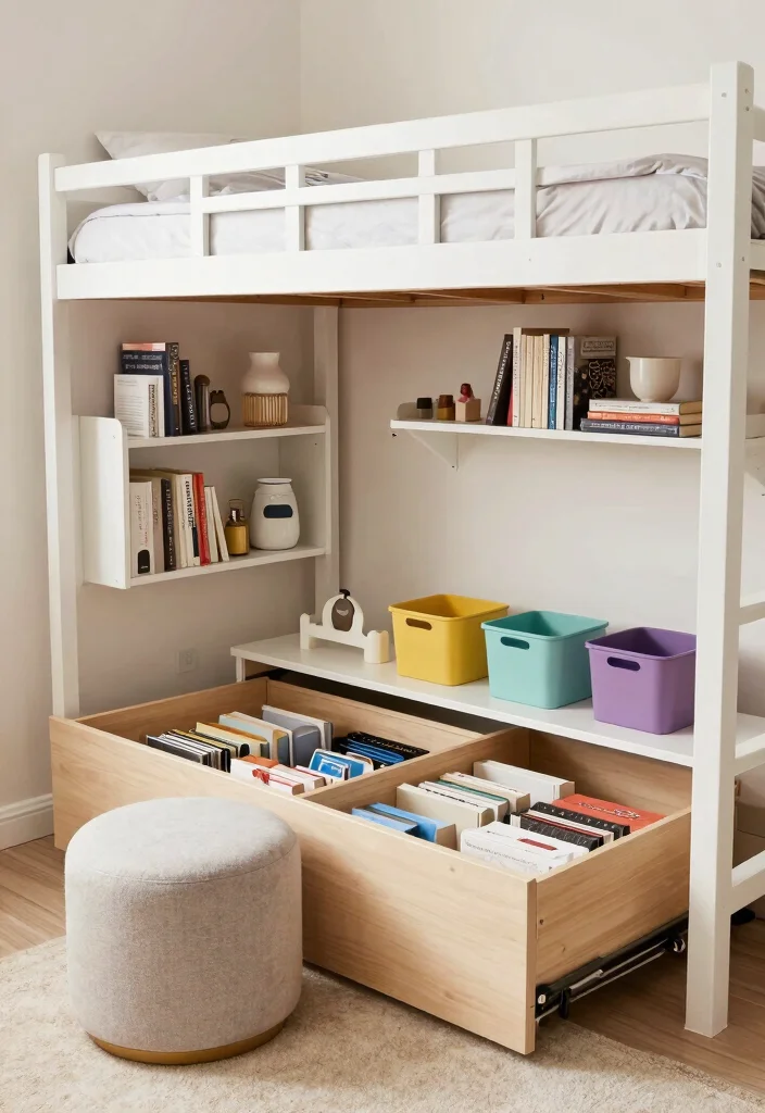 15 Dorm Room Ideas That Feel Cozy Personal and Easy to Live In 3. Smart Storage Solutions 0