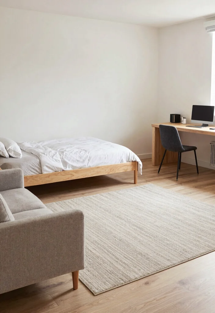 15 Dorm Room Ideas That Feel Cozy Personal and Easy to Live In 8. Unique Furniture Arrangements 0