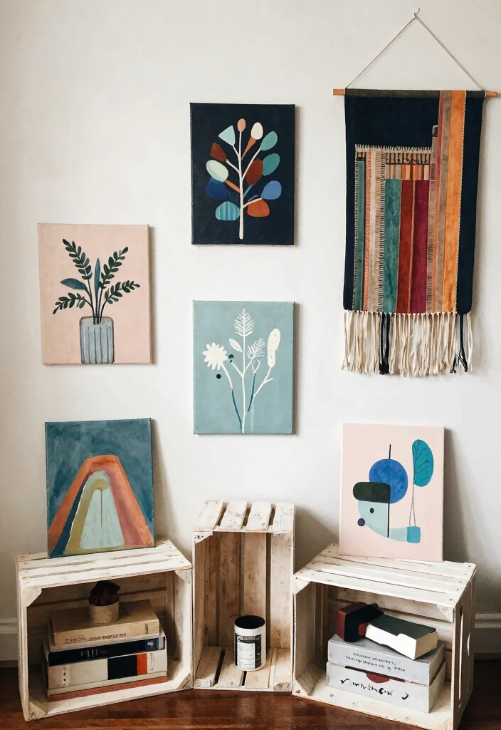 15 Dorm Room Ideas That Feel Cozy Personal and Easy to Live In 9. DIY Decor Projects 0