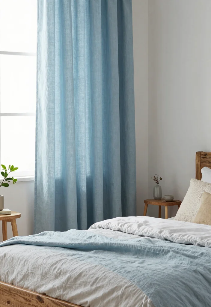 16 Bedroom Curtain Ideas for Cozy Sleep and Gentle Morning Light 5. Organic Cotton for a Natural Touch 0