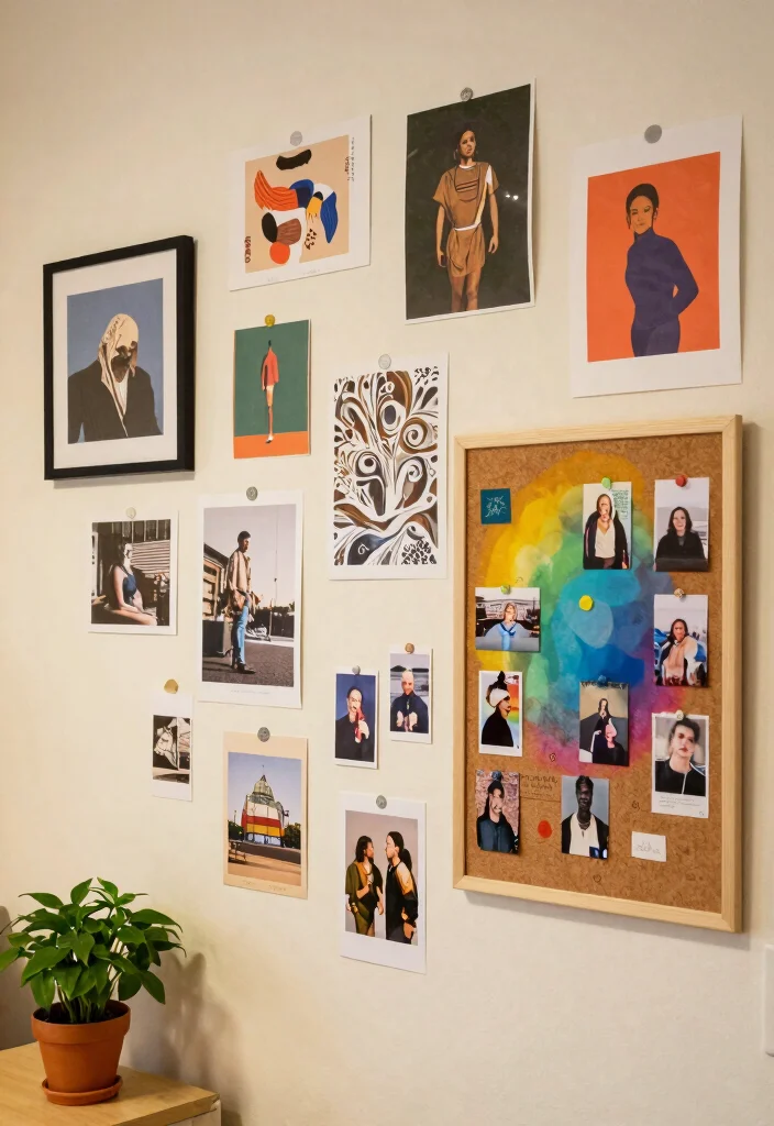 16 Cozy College Dorm Room Ideas Youll Love Coming Back To 4. Creative Wall Art 0