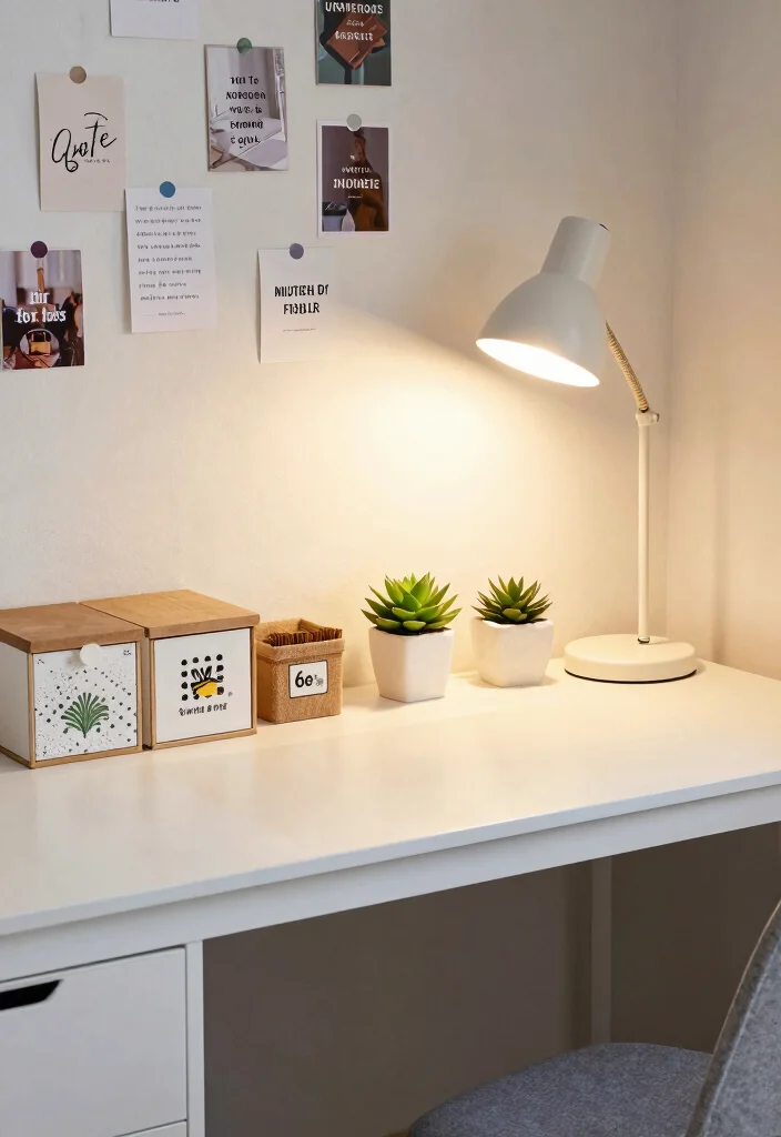 16 Dorm Room Ideas for Girls in College with Cozy Details 12. Unique Desk Space 0