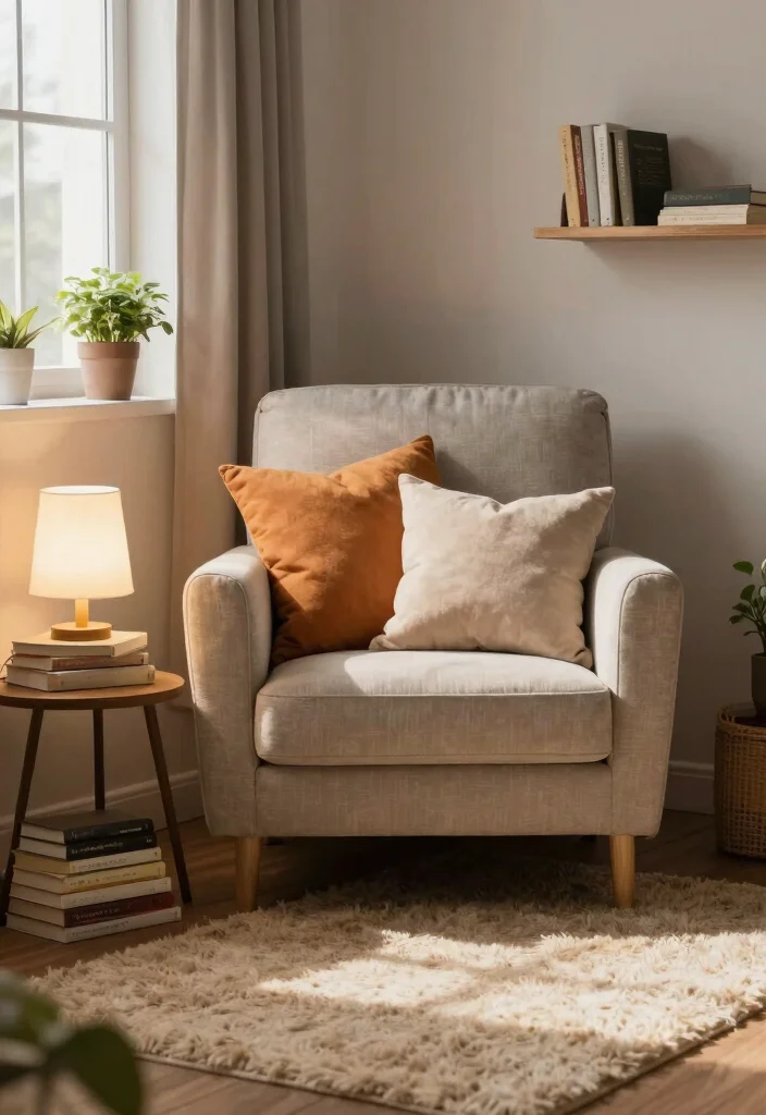 16 Dorm Room Ideas for Girls in College with Cozy Details 3. Cozy Reading Nook 0