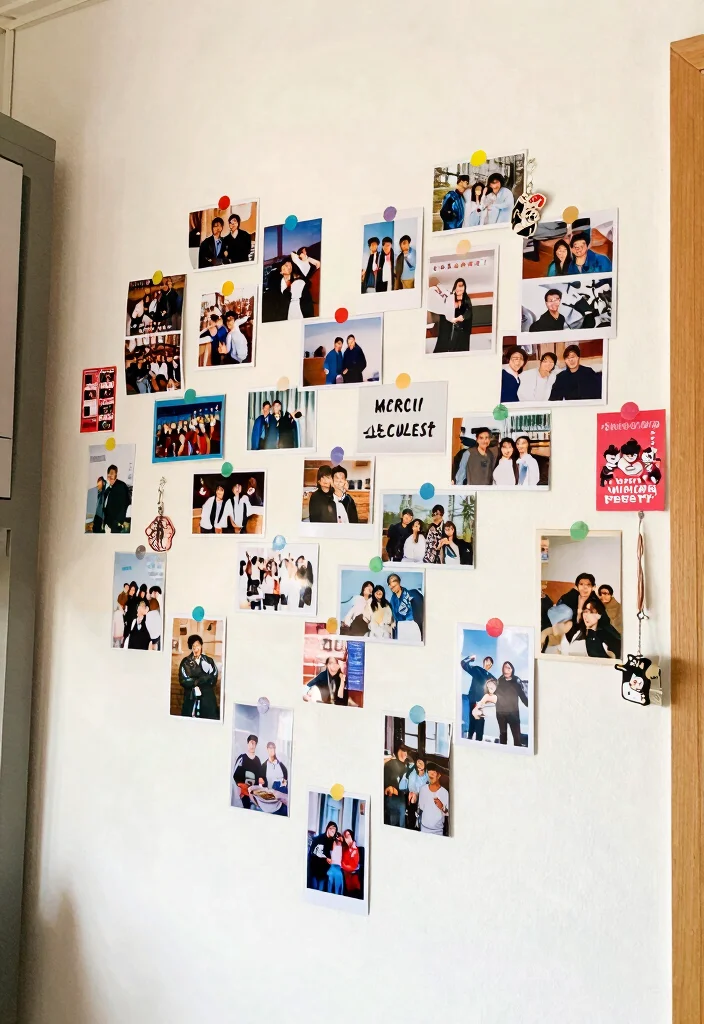 16 Dorm Room Ideas for Girls in College with Cozy Details 5. Personal Photo Gallery 0